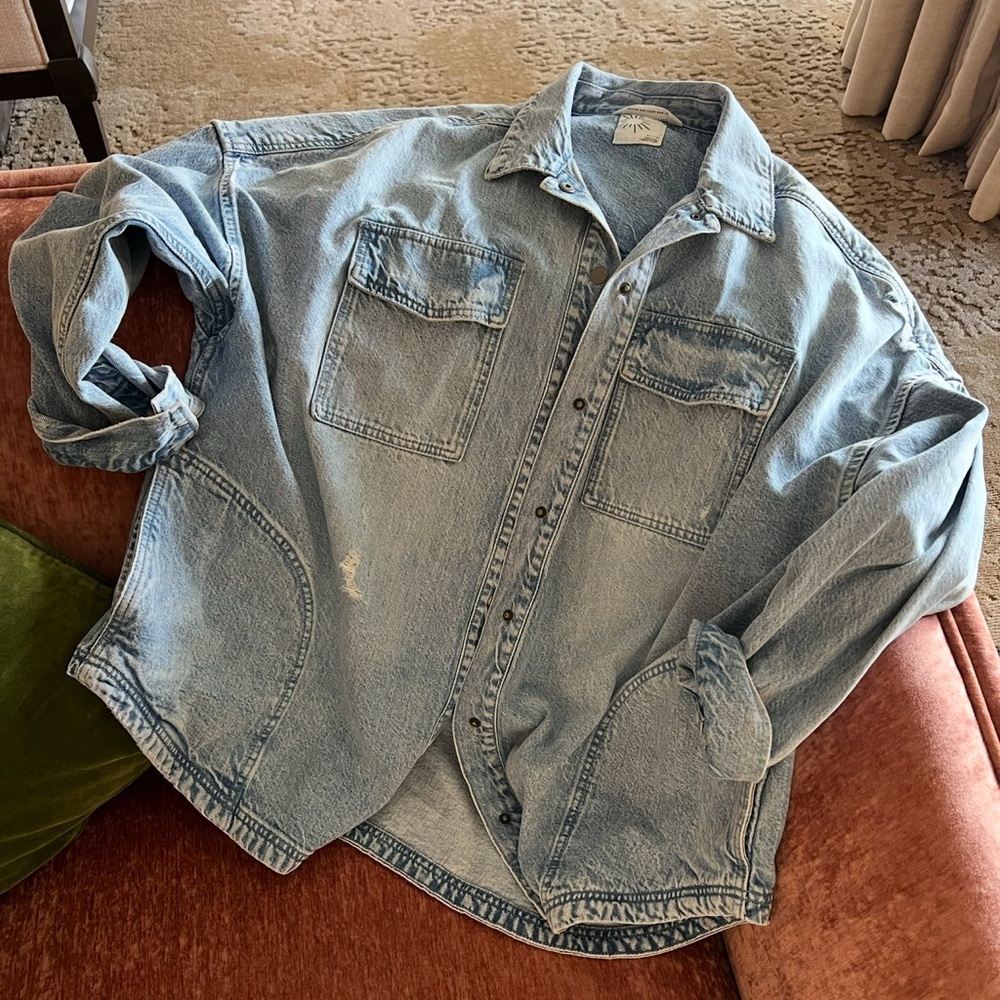 Aerie denim shirt- jacket- Shacket
